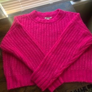Cozy pink sweater